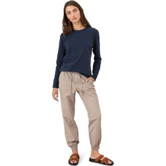 Pact Organic Cotton Soft-Slub Essential Crewneck Long Sleeve Tee in Navy at Nordstrom, Size Xx-Large