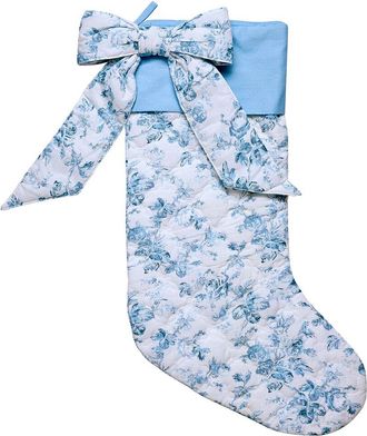Peking Handicraft Quilted Printed Maisie Bow Stocking
