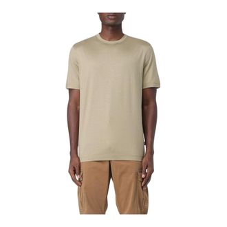 HUGO BOSS T-Shirts, male, Green, L, Essential Crew Neck Tee