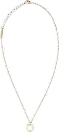 Ferragamo Halsketting met Gancini-hanger - Goud