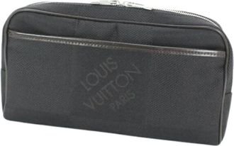 Louis Vuitton Pre-owned Belt Bags, male, Black, Size: ONE SIZE Pre-owned Damier Geant Belt Bag