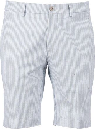 Berwich Ber Muda Elax Long Shorts - Heren - Korte Broeken - Blauw - 2XL - Korte Broeken