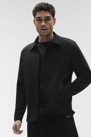 Alo | Edition Sueded Jacket in Black, Size: Medium