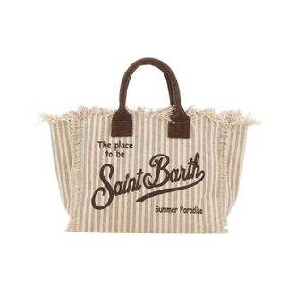 MC2 Saint Barth Dames, Tassen, Beige, Maat: ONE Size Katoen