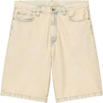 Carhartt Work in Progress Hombre, Pantalones cortos, Beige, Talla: W31