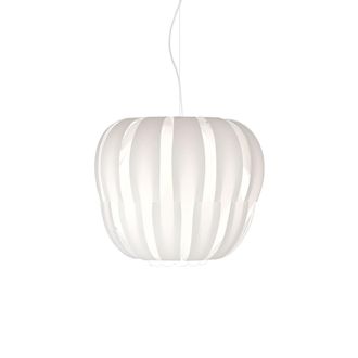 Linea Zero Suspensi&oacute;n 2 Luces Blanca En Metal Cromado Cm. 60x54h