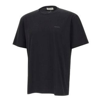 Premiata T-Shirts, male, Black, Size: XL Cotton Logo T-Shirt