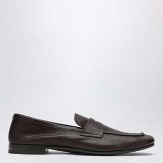 Prada Dark brown leather loafers