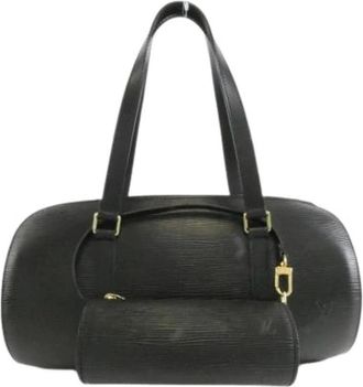 Louis Vuitton Pre-owned Handbags, female, Black, Size: ONE SIZE Pre-owned Soufflot Handbag