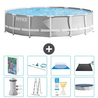 Intex Piscina Prism Frame Redonda - 427x107 Cm - 9-piezas S583