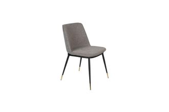 White Label Silla de tela gris