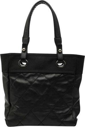 Chanel Pre-owned Quilted Tote Bag - Dames - Vintage Shopper - Zwart - ONE Size - Vintage