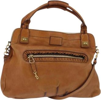 Chlo&eacute; Pre-owned Hand Bag - Dames - Vintage Handtas - Bruin - ONE Size - Leer - Vintage