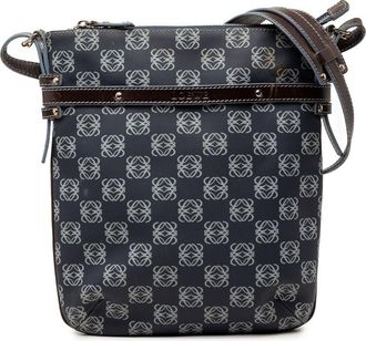 Loewe Pre-owned LOEWE Anagram Coated Canvas Crossbody Unisex 0YDHAA67C5OEOXDM