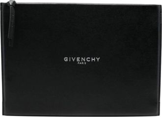 Givenchy Tassen, Heren, Zwart, ONE Size, Nylon, Antigona Stamped Large Pouch