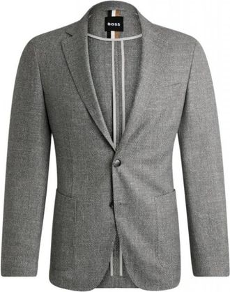 HUGO BOSS C-Hanry-233 - Heren - Blazers - Grijs - XL - Katoen - Jassen