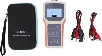 Infinite El400b Probador Multifunci&oacute;n De Paneles Solares Mppt De Segunda Generaci&oacute;n Con Pantalla Lcd Retroiluminada, 12-60 V, 0-20 A, 5-400 W, Abs