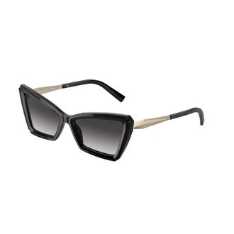 Tiffany & Co. Tf 4203 Zonnebril Zwart/Grijs Verloop - unisex - Zonnebrillen - Zwart - 56 MM - Accessoires