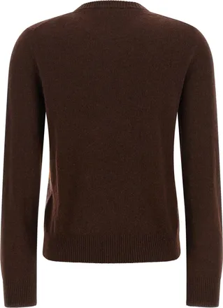 Ballantyne Diamond Intarsia Cashmere Sweater - Brown