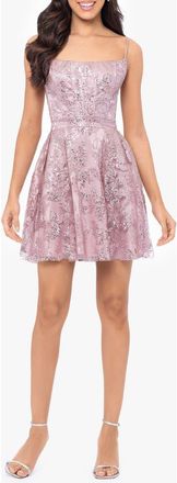 Blondie Nites Sequin Minidress in Rose at Nordstrom, Size 11