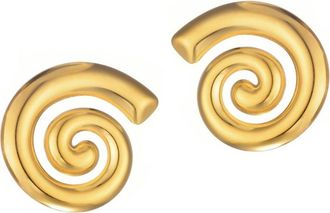 Adornia Swirl Stud Earrings in Gold at Nordstrom Rack