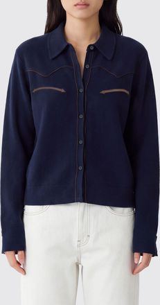 Guest In Residence Camicia in stile western realizzata in 100% cashmere