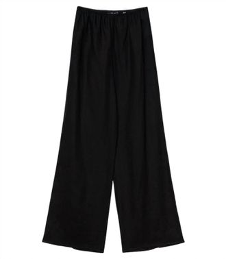 D&ocirc;en Womens Lavon Linen Pant In Black