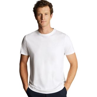 CHARLES TYRWHITT Cotton Jersey Short Sleeve Tyrwhitt Tee in White at Nordstrom, Size Xx-Large