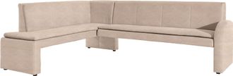 Exxpo Sofa Fashion Eckbank »Cortado, elegant und modern mit hohem Sitzkomfort« hohe Bodenfreiheit, schöne Detailverarbeitung, wahlweise Lederbezug