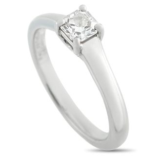 Tiffany & Co. Platinum 0.31ct Lucida Diamond Solitaire Ring TI28-050526