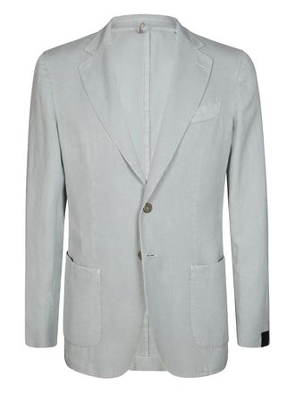 Santaniello single-breasted blazer - men - Fabric - 48 - Blue
