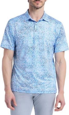 Robert Graham Fingal Knit Polo in Blue at Nordstrom Rack, Size Xx-Large