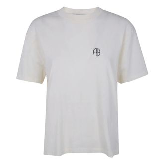 Anine Bing Tops, Dames, Beige, M, T-Shirts