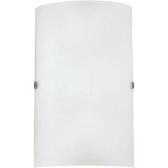 Eglo Lampada da parete Troy 3, lampada da tavolo uno punto luce, lampada da parete, acciaio, nichel opaco, satinato, bianco, E14 - Eglo