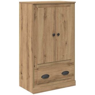 vidaXL Highboard Artisan Oak 60 x 35.5 x 103.5 cm Engineered Wood vidaXL