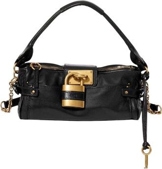 Chlo&eacute; Black Paddington Small Shoulder Bag