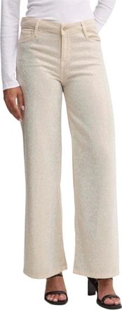 Guess Dames, Broeken, Beige, Maat: W28 Denim
