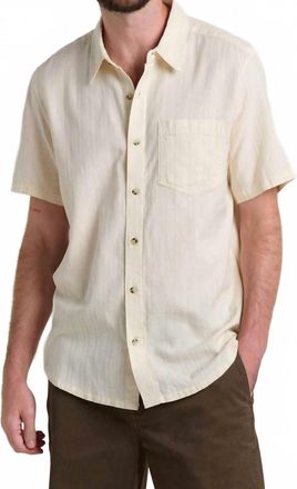 Toad & Co Airscape Button Down Shirt In Salt Dobby