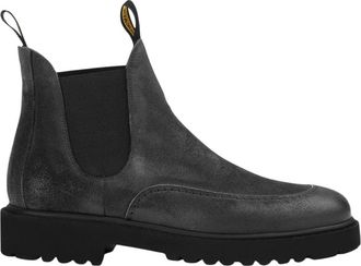 Doucal's Su&egrave;de Beatles Enkellaars - Heren - Chelseaboots - Grijs - 40 EU - Su&egrave;de - Schoenen