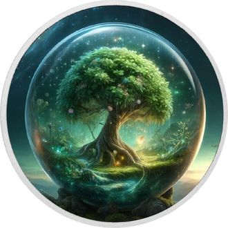 OEM El Equilibrio Del Universo - &Aacute;rbol M&aacute;gico Moneda De Plata De 1 Oz