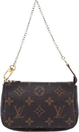 Louis Vuitton Pre-owned Mini Bags, female, Brown, Size: ONE SIZE Pre-owned Mini Pochette Accessoires