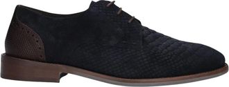 Stefano Lauran Richelieu Schoenen - Heren - Veterschoenen - Blauw - 40 EU - Leer - Schoenen