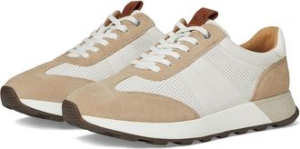 Johnston & Murphy Kinnon T-Toe Mens Lace-up Boots Sand Suede/White Full Grain : 10.5 M (D), Leather/Rubber/Suede