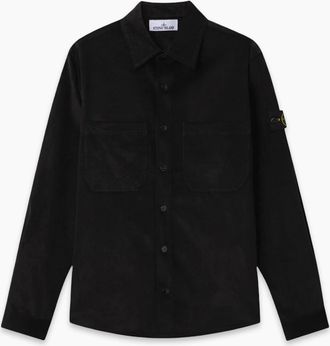 Stone Island Mens S01144 Compass Shirt Black - Size: XXL