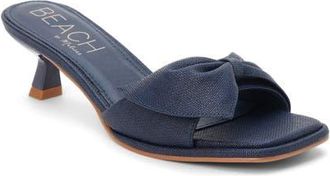 Matisse Footwear Pompano Kitten Heel Slide Sandal in Navy at Nordstrom, Size 10