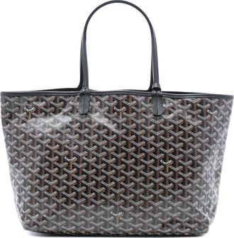 Goyard Pre-owned Womens Goyardine Saint Louis Pm - Black Textile - One Size