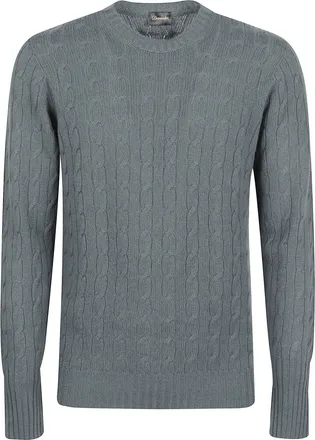 Drumohr Cable Knit Long-Sleeve Sweater