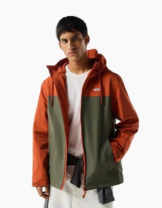 Hunter Mens Hunter Original Mens Block Waterproof Mens Red Rain Jacket - Size: Regular/36