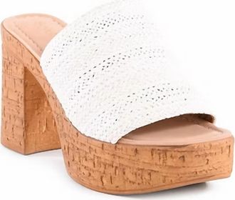 Seychelles Womens Applause Sandal In White
