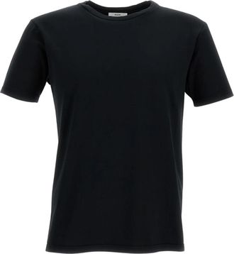 Rier T-shirt met ronde hals van jerseykatoen - Heren - T-shirts - Zwart - M - Katoen - Tops